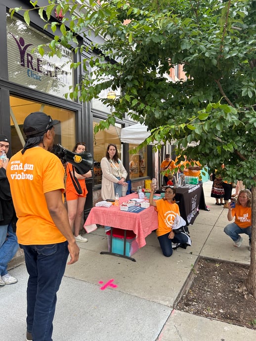 Colorado Denver Wear Orange Peace March